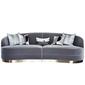 High Quality Commercial luxury Living Room Furniture Fabric Sofa Set Extendable Sectional Sofa Set for Home