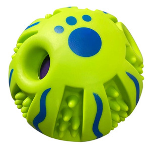 Di lusso interattivo PVC <span class=keywords><strong>Set</strong></span> giocattolo per cani in silicone resistente Jumping divertente in gomma giocattolo da masticare con funzione cigolante per l'intrattenimento del gatto - Product Image 1