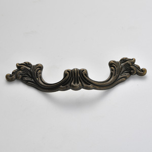 European Classic Zinc Alloy Furniture Handle <b>Drawer</b> Pull Bar Antique Bronze White 52 83mm Hole Spacing - Product Image 4