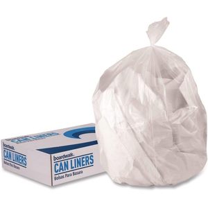 Bolsas para Basura Transparentes Perforadas de Baja Densidad de 30 Galones (30 Pulgadas) X 36 Pulgadas 0.5 Mil 250/Carton-Boardwalk H6036MCKR01 - Product Image 1
