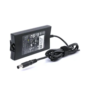 Pengisi daya Laptop Ultra tipis 65W 19.5V 3,34a, adaptor daya Universal internasional 7.4*5.0mm AC/DC untuk Laptop