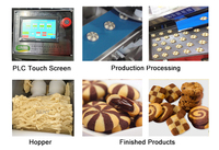Machine à fabriquer des biscuits fourrés au chocolat multifonctionnelle de bonne qualité