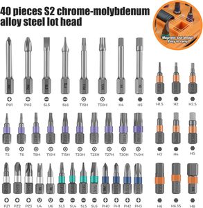 42 Trong <span class=keywords><strong>1</strong></span> Từ Tuốc Nơ Vít Đa Bit Ổ Đĩa Từ Tính Thiết Lập Với Có Thể Tháo Rời Ratchet Xử Lý Xách Tay Nhỏ Gọn Sửa Chữa Công Cụ <span class=keywords><strong>Kit</strong></span> - Product Image 3