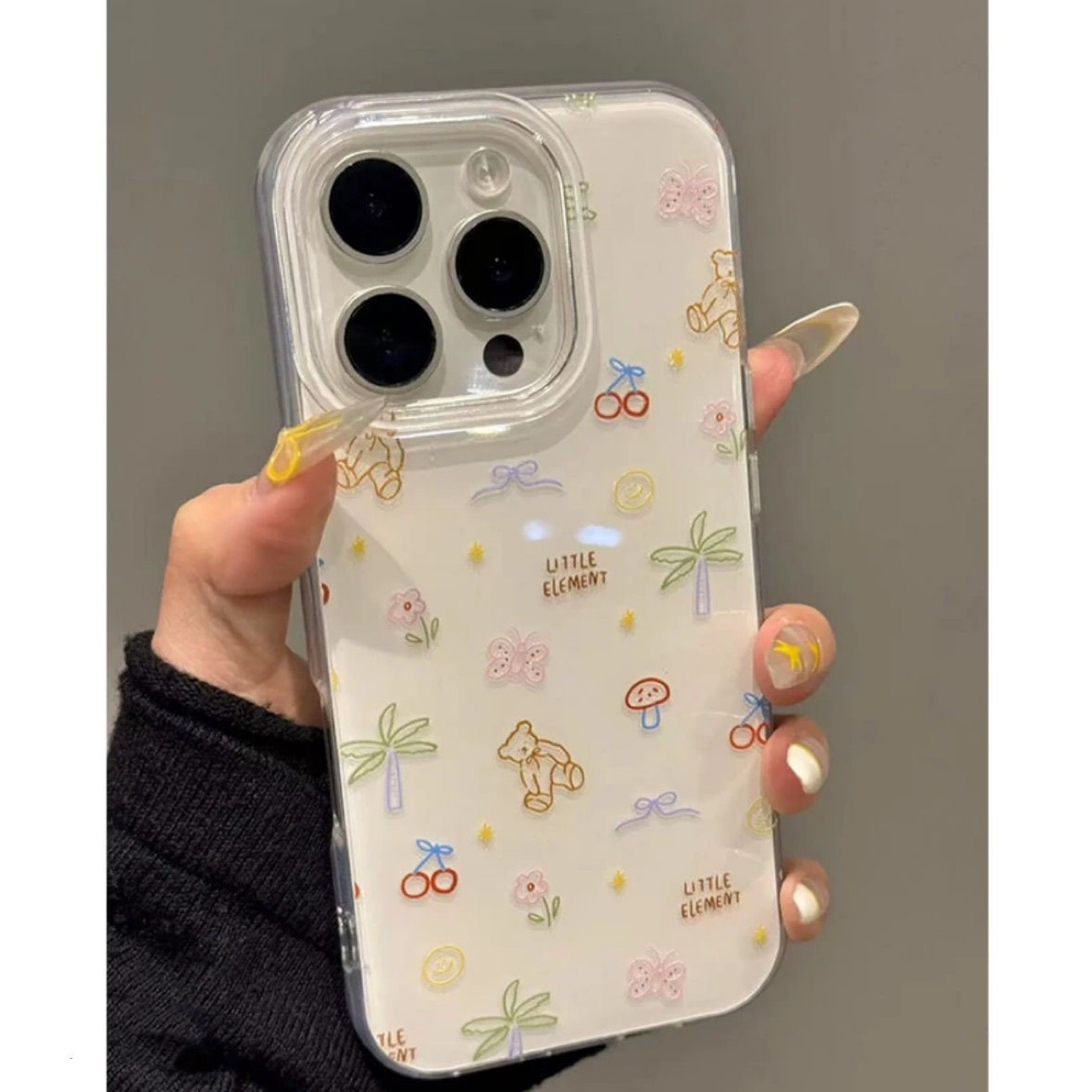 Coconut Tree Mushroom [White IMD Solid Color Shell]