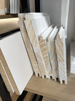 Panneau mural en pin rainuré et langueté, apprêté blanc, pour lambris et revêtement mural intérieur, idéal pour plafonds et décoration de la maison