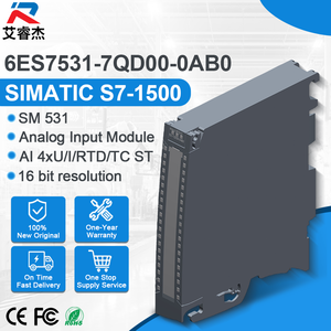 SIEMENS ของแท้ 100% รุ่น 6ES7531-7QD00-0AB0 โมดูลอินพุตแบบอนาล็อก 4xUI/RTD/TC ST 16 บิต สำหรับ S7-1500 มีสินค้าในสต็อก - Product Image 1