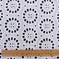 Joli tournesol sec blanc africain voile fleur dentelle suisse 100% coton oeillet tissu pour robe