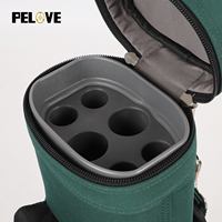 Ensemble cadeau premium 2x4, étui pour queue de billard Oxford, double fermeture éclair, poches latérales, vert foncé, pour queues de billard, rangement durable pour billard