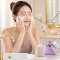 Savon Cadeau pour Mariage, Savon Artisanal à la Lanoline avec Nœud en Soie, Parfum Coco, Savon Corps et Bain pour Anniversaire et Nouveauté Maison