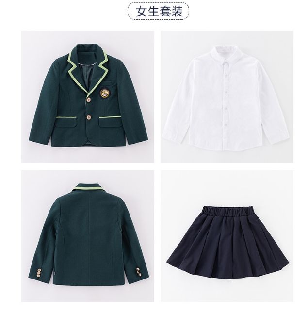 3 pièces fille vert