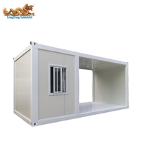 Maisons préfabriquées et portables Panneau sandwich pliable extensible de 20 pieds Maison minuscule maison en conteneur à vendre