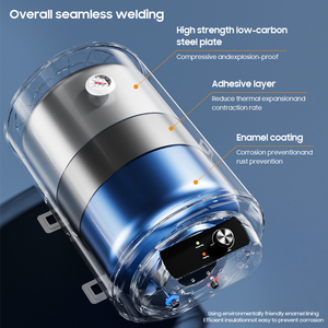 Vente en gros d'usine OEM Chauffe-eau électrique mural automatique 30 50 80 <span class=keywords><strong>100</strong></span> litres pour la maison - Product Image 4