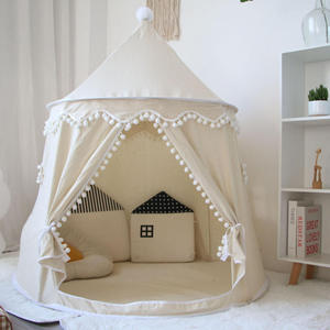 Carpa <span class=keywords><strong>Infantil</strong></span> Grande y Espaciosa, Portátil, para Jugar en Interiores, Unisex, de Poliéster Suave, 110 cm, para Edades de 2 a 13 Años - Product Image 1