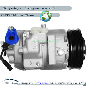 Compresor de Aire Acondicionado para Automóvil, Piezas del Sistema de Aire Acondicionado para <span class=keywords><strong>Seat</strong></span> Cordoba <span class=keywords><strong>IBIZA</strong></span> <span class=keywords><strong>Ibiza</strong></span>/VW Bora GOLF POLO, 6Q0820803DX 6Q0820803H - Product Image 5