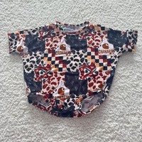 Baby-Strampler für Neugeborene mit Grinch-Print, Weicher Säuglings-Strampler für Mädchen im Western-Stil
