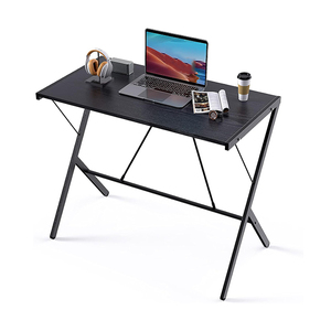 مكتب كمبيوتر مريح على شكل X طاولة ألعاب عصرية للمكتب المنزلي مع مكتب دراسة خشبي قوي - Product Image 1