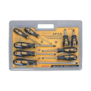 ชุดไขควงอเนกประสงค์ 9 ชิ้นพร้อมหัวแม่เหล็กที่แข็งแรงปรับได้ - Product Image 1