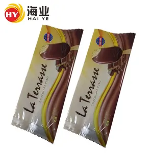 Sacos De Gelo Impresso Personalizado De Plástico Descartável Transparente Frozen Maker Comercial Ice Cream Pop Popsicle Bags