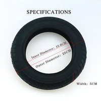 Ban Luar Skuter Listrik Grosir Stok Eropa Baru 10 Inch untuk Xiao Mi M365 Pro Pro2 1S Scooty 10x2 Suku Cadang Aksesoris