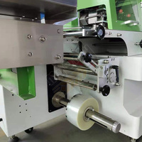 Barre de flux oreiller de raisin, feuille végétale craquelée, rouleau d'emballage, Mini Machine pour emballage de sac Horizontal