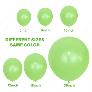 Wholesale 5 10 12 <strong>18</strong> 36 <strong>Inch</strong> Thick Durable Eco-Friendly Green Round <strong>Latex</strong> <strong>Balloons</strong> with Retro Colors for Party Decorations - Product Image 4