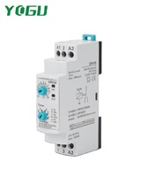 YOGU ERV-08 Relay Timer Elektronik Din Rail AC DC 24V 220V untuk Sistem Kontrol Waktu Kipas Ventilasi