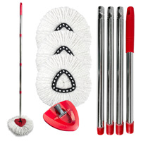Articles ménagers Fournitures de nettoyage Tête de vadrouille en microfibre de remplacement Tampons de nettoyage pour vadrouille à plancher
