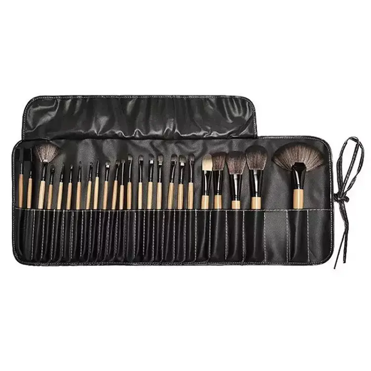 24 Pcs Factory Manufacture Profession Eye Shadow Beauty Makeup Tools Make Up Brush Set Private Label Makeup Brush Set