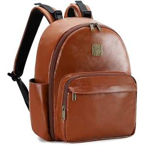 Muestra Gratuita de Bolso Maternal de Lona Funcional de Gran Capacidad, Mochila Portabebés Multicompartimentos para Exteriores para Mujer - Product Image 3