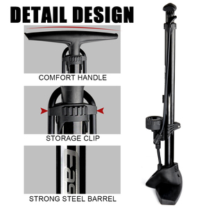 EasyDo — <span class=keywords><strong>pompe</strong></span> manuelle pratique à pédale pour pneus de vélo, usage domestique, gonfleur de pneumatiques, pour bicyclette - Product Image 6