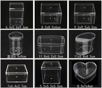 Boîte d'emballage en plastique transparent PS recyclable OEM pour les collations