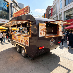 Remorque alimentaire rétro personnalisable, camion mobile pour glaces et café, idéal pour les entreprises, les festivals et la <span class=keywords><strong>location</strong></span> d'événements - Product Image 5