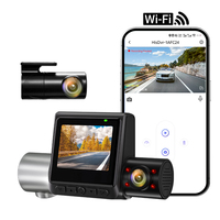 Cámara para Auto con WiFi, 3840*2160P, DVR, Triple Lente, Pantalla IPS de 2'', Visión Nocturna IR, Grabador de Conducción con Condensador - OEM/ODM Disponible