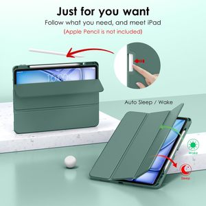 Étui souple antichoc Smart Slim Trifold Stand <span class=keywords><strong>pour</strong></span> <span class=keywords><strong>iPad</strong></span> Air 13 pouces 2024 M2 et <span class=keywords><strong>iPad</strong></span> <span class=keywords><strong>Pro</strong></span> 12.9 pouces (6e/5e/4e/3e génération) - Product Image 4