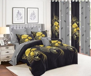 Set di trapunte floreali fresche con tenda di vendita calda set 10 set di lenzuola a cuore per ragazza e copri biancheria da letto singola 10 set - Product Image 2