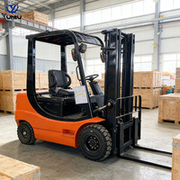 Prijs elektrische heftruck China 4x4, 4WD heftruck 3 ton, off-road elektrische heftruck