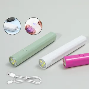 2024 New Handheld MINI Lamp Portable LED Uv Lamp Plug-in Spotlight Professional Nail Dryer Nail Art Tools Factory Suppliers