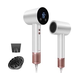 Secador de Pelo Inalámbrico Portátil <span class=keywords><strong>Umar</strong></span> HS03 Profesional de 1500W con Motor BLDC Iónico y Control Táctil para Hoteles, Hogares y Exteriores - Product Image 1