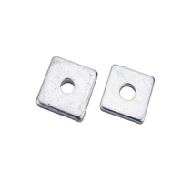 High Quality Carbon Steel Zinc Plated Metal Fasteners Washer Rubber 19mm Square Washers Binding Screw and Washer