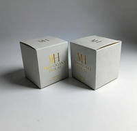Boîte d'emballage personnalisée en carton écologique pour bougies, boîte cadeau pour bougies avec options de finition brillante, mate, gaufrée et dorée