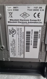 MITSUBISHI <b>ELECTRONIC</b> AUTOMATION BEIJER E1022 TYPE : 06871 24VDC <b>Used</b> - Product Image 6
