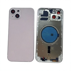 อะไหล่ฝาหลังโทรศัพท์มือถือแบบขายส่ง ชุดประกอบฝาหลังกระจกสำหรับ iPhone 13 13 mini มีหลายสีให้เลือก - Product Image 4