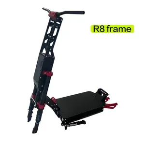 Aluminum alloy scooter frame R8 good quality mobility electric scooter frame spare parts for 13inch/14inch tire