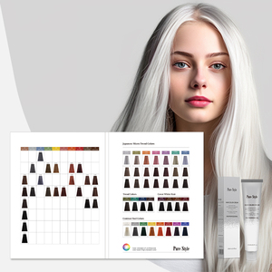 Cartella <span class=keywords><strong>Colori</strong></span> per <span class=keywords><strong>Capelli</strong></span> PureStyle OEM, Design Personalizzato, Esposizione Setosa per Uso Professionale, Etichetta Privata - Product Image 1