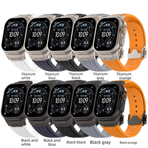 Bracelet de sport en silicone monochrome haut de gamme compatible avec Apple Watch Ultra / S11 - Product Image 2
