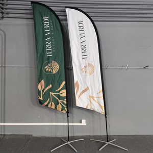 Bán Buôn Ngoài Trời Lớn Lông Cờ Biểu Ngữ Bay Bãi Biển Quảng Cáo Với Cực Đứng Cơ Sở Ngoài Trời Khuyến Mại Cờ & Biểu Ngữ - Product Image 4