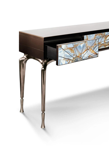 Table en Agate Naturelle Stabilisée Faite à la Main de Luxe Moderne Italienne pour Restaurant et Villa - Product Image 4