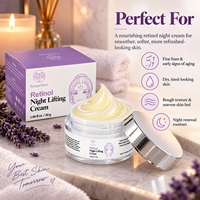 Crème de Nuit Raffermissante Anti-Âge au Rétinol Fermenté, Tremella et Acide Hyaluronique – Hydratante, Lissante et Liftante pour les Rides
