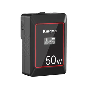 KingMa แบบพกพา 3500mah พกพาง่าย V mount แบตเตอรี่ VK50 สําหรับกล้อง Sony ออกอากาศและไฟ LED