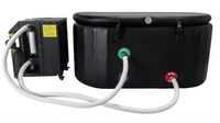 Compresseur UV à ozone portable pour bain de glace avec Smart Life 1HP 220V/50HZ, pompe à eau de refroidissement simple et filtre d'entrée